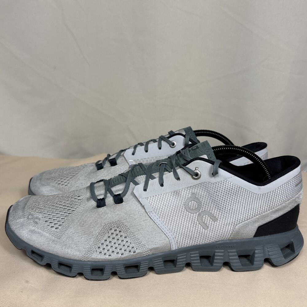 On Running Gray White Cloud X Running Training Sneakers Men’s 11.5 Athleisure